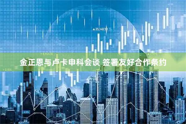 金正恩与卢卡申科会谈 签署友好合作条约